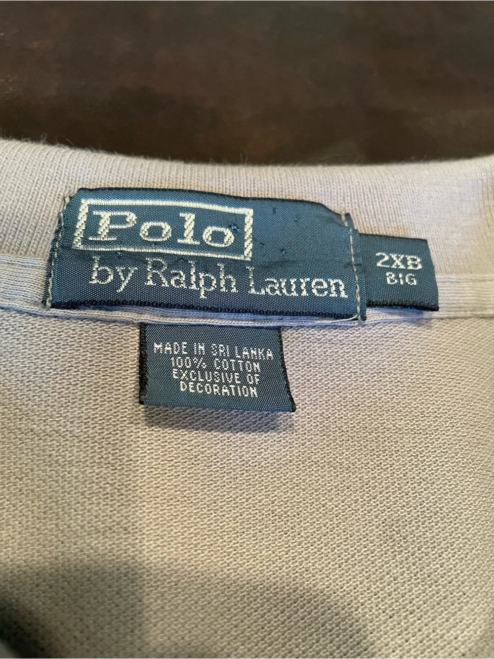 Ralph Lauren Men’s Light Grey Polo with Neon Yellow Pony
